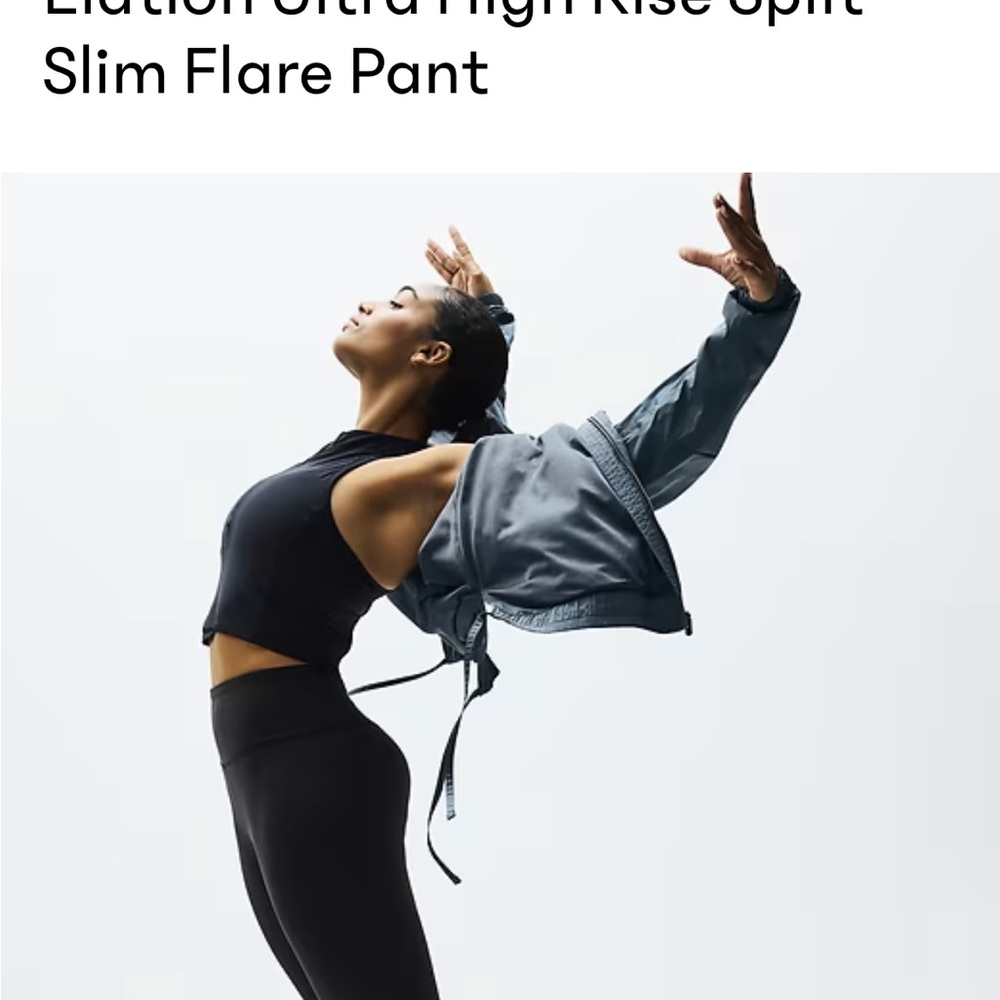 Athleta High Rise Flare Pants - Black